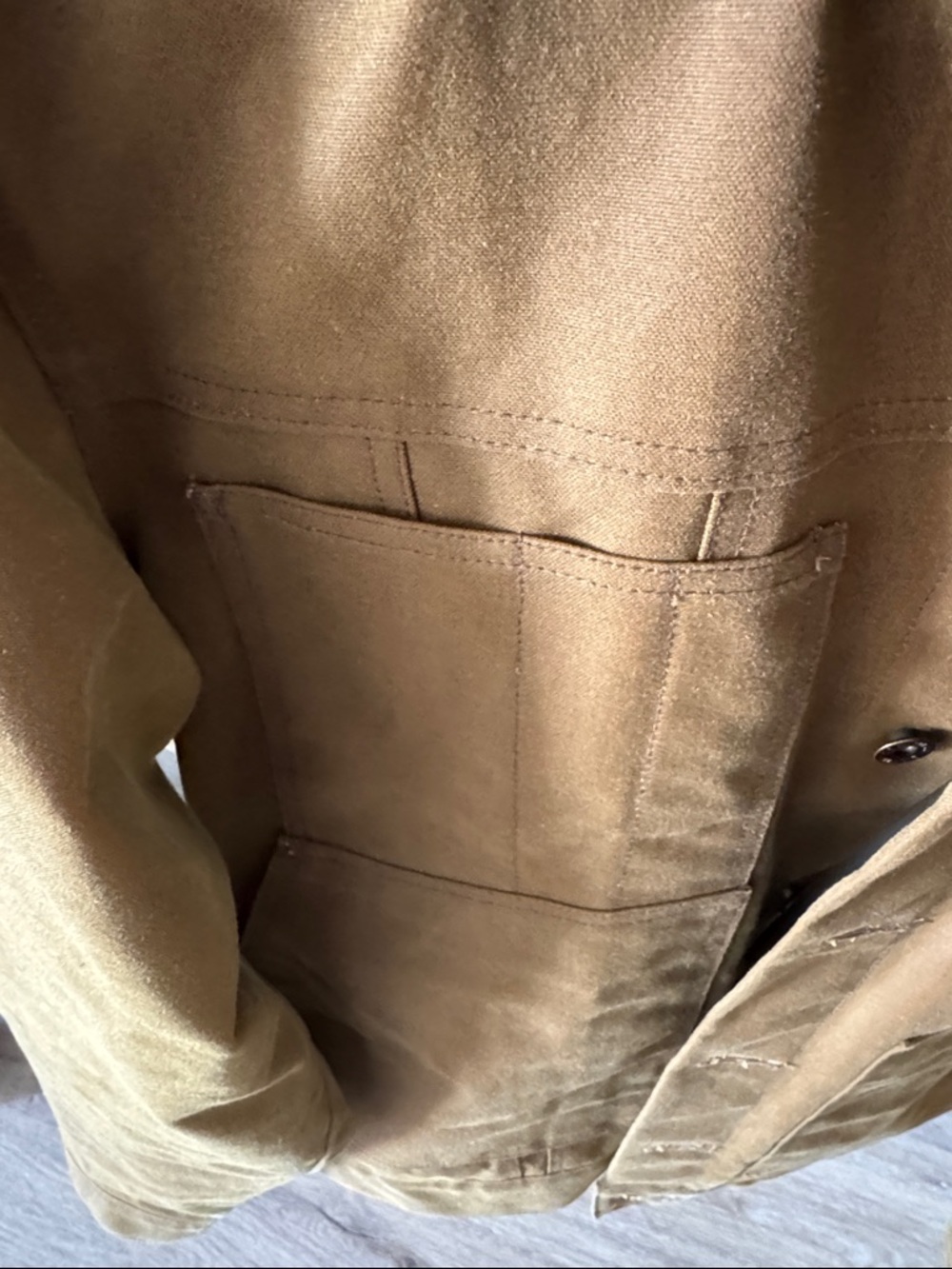 Filson Short Lined Cruiser Tin Cloth Jacket - Picture 3 of 10